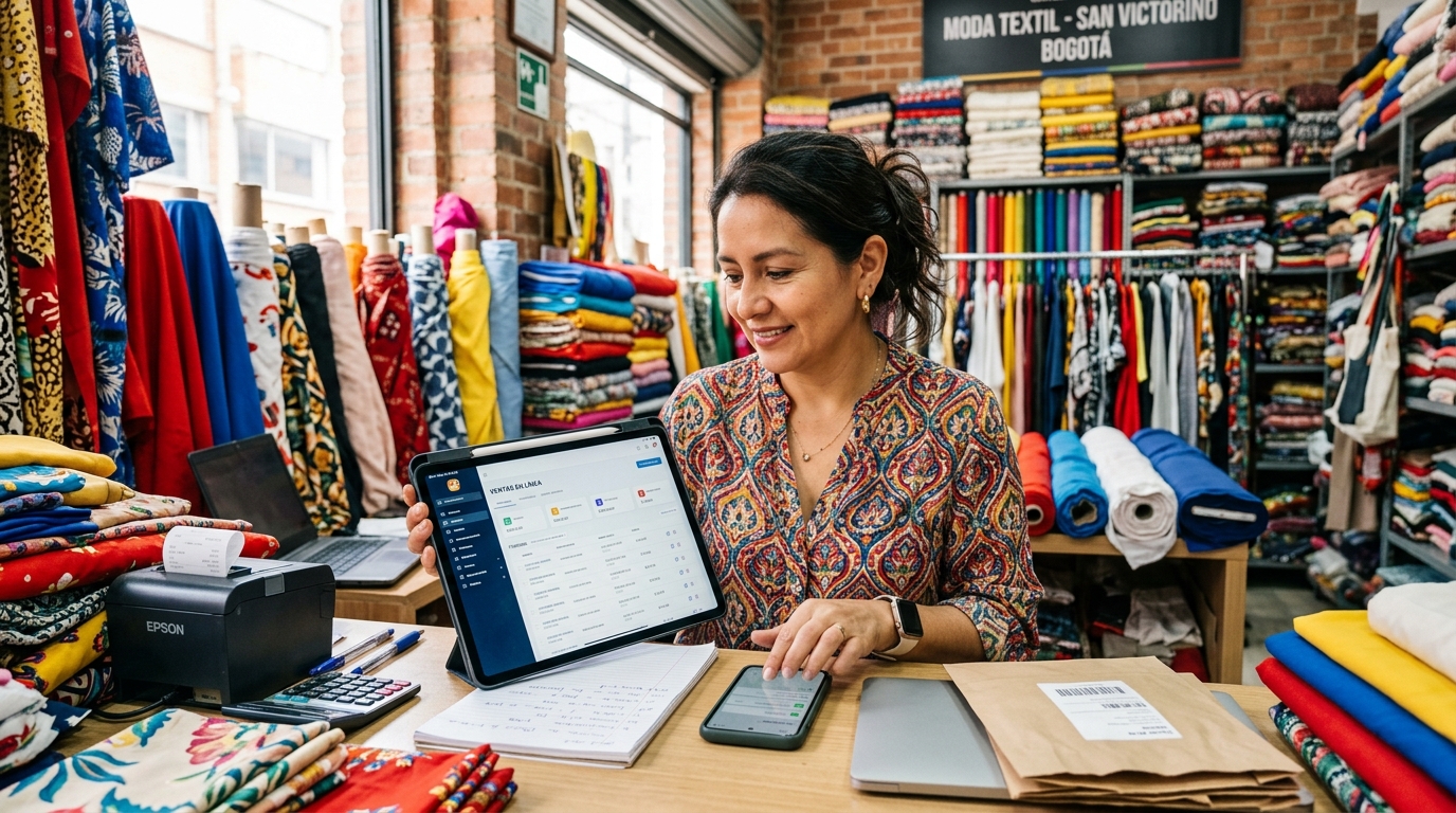 Transformación digital de comerciantes en San Victorino Bogotá 2026