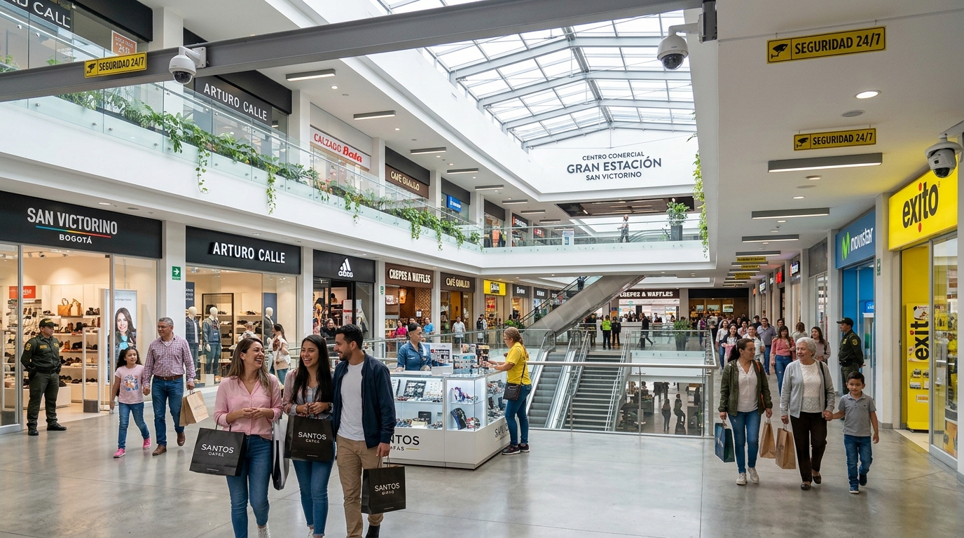 Entorno comercial seguro y monitoreado en San Victorino Bogotá 2026